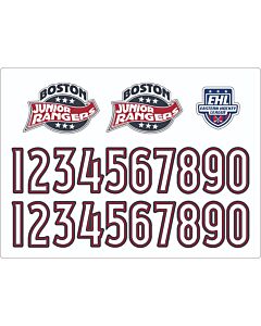 EHL Decal Sheet-Boston Jr. Rangers